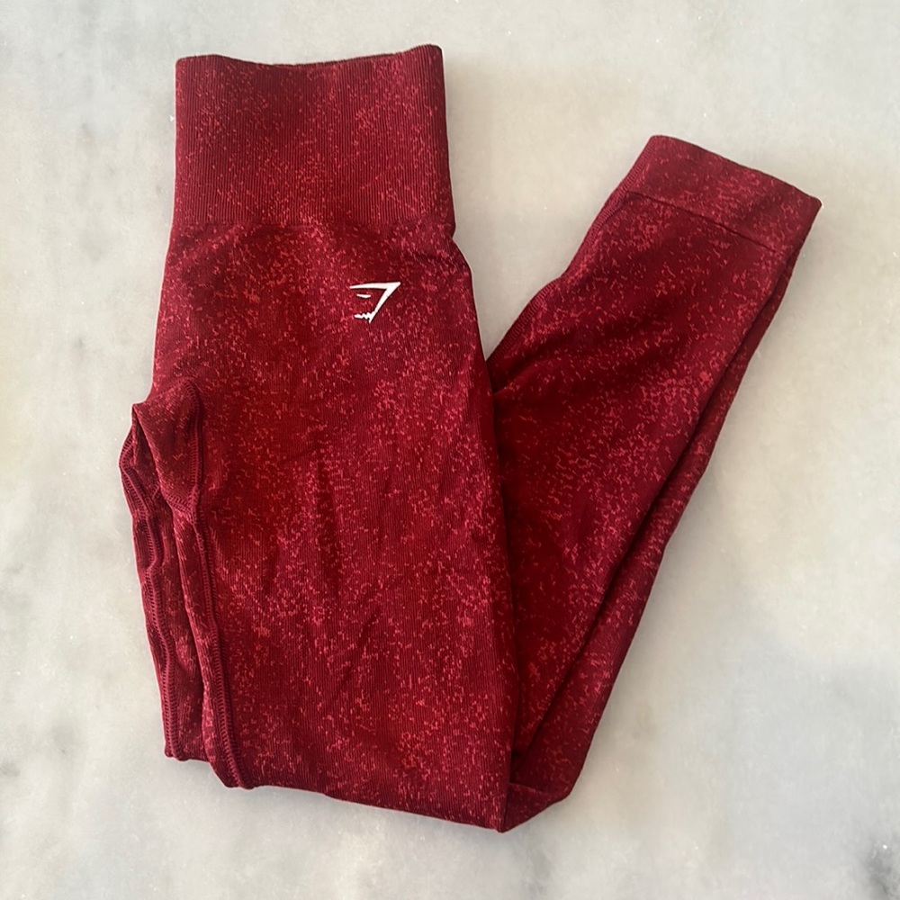 Gymshark dark red size XS